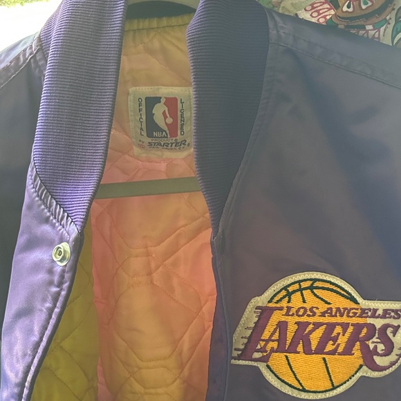 XL Kids / XS/S Women Purple Lakers Jacket - Picture 3 of 9